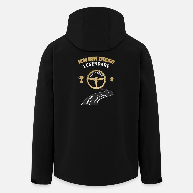 Je suis ce cavalier légendaire - Veste softshell homme en polyester recyclé Stanley/Stella - noir