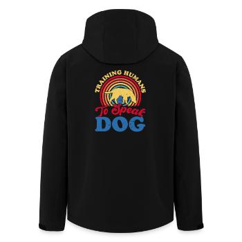 Chiens Chien Amoureux Chien Propriétaire Cadeau - Veste softshell homme en polyester recyclé Stanley/Stella - noir - Dos - AI Model Male 185 light (185cm)