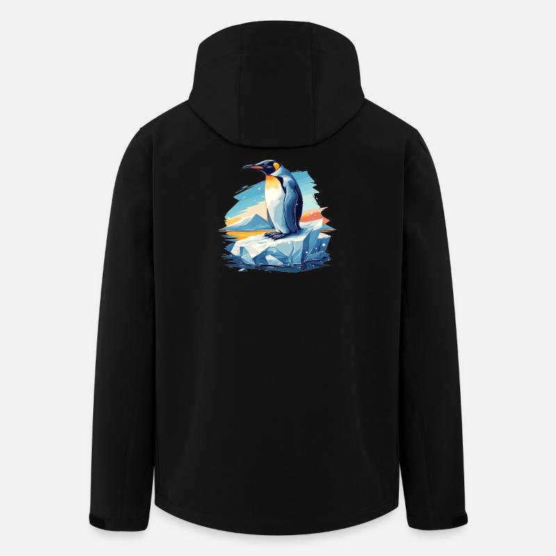 Pinguine Pinguin - Recycelte Männer Softshell-Jacke von Stanley/Stella - Schwarz