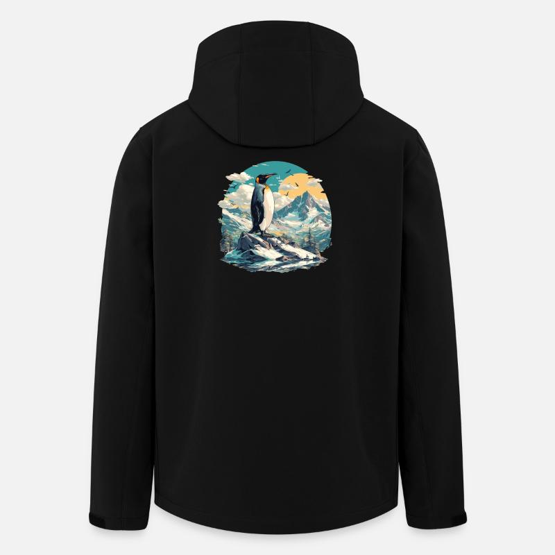 Pingouins Pingouin - Veste softshell homme en polyester recyclé Stanley/Stella - noir
