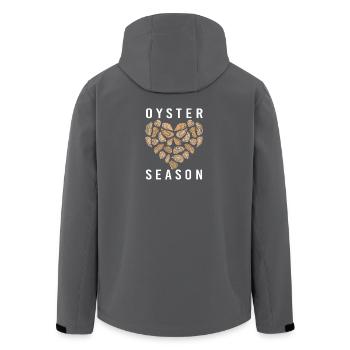 Huîtres - Veste softshell homme en polyester recyclé Stanley/Stella - charbon - Dos - AI Model Male 185 light (185cm)