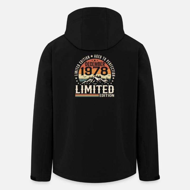 Dezember 1978 - Recycelte Männer Softshell-Jacke von Stanley/Stella - Schwarz