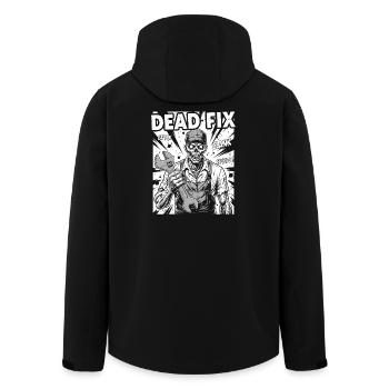 Atelier de squelette Dead Fix - Veste softshell homme en polyester recyclé Stanley/Stella - noir - Dos - AI Model Male 185 light (185cm)