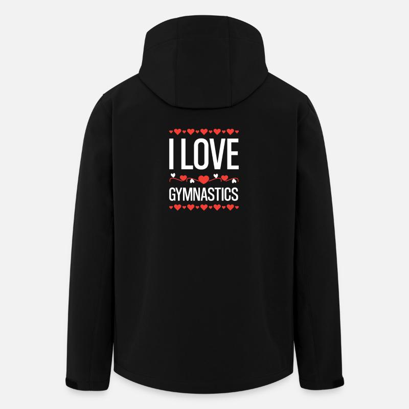 J’adore la gymnastique - Veste softshell homme en polyester recyclé Stanley/Stella - noir