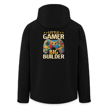 Building Blocks Gamer Gaming Brick Builder - Recycelte Männer Softshell-Jacke von Stanley/Stella - Schwarz - Hinten - AI Model Male 185 light (185cm)