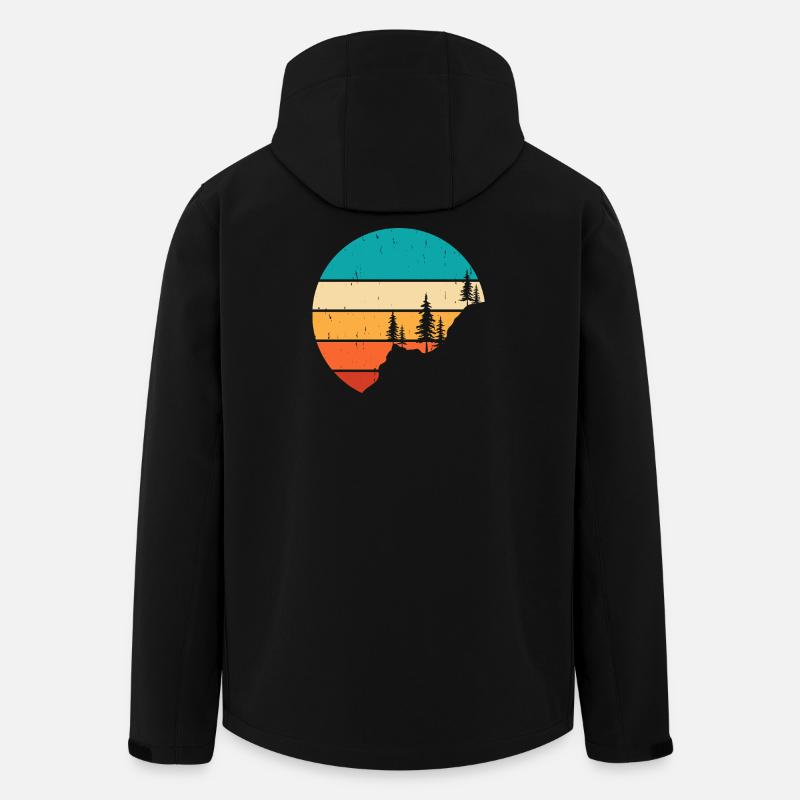 Wandern Wanderer Bergsteiger Geschenk - Recycelte Männer Softshell-Jacke von Stanley/Stella - Schwarz