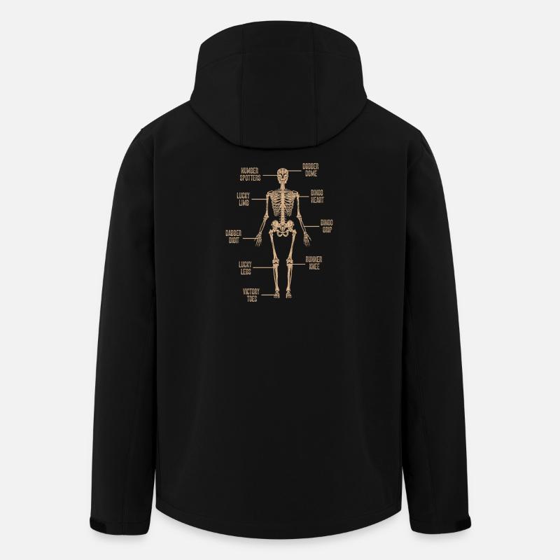Bingo Game Features Bingo - Recycelte Männer Softshell-Jacke von Stanley/Stella - Schwarz