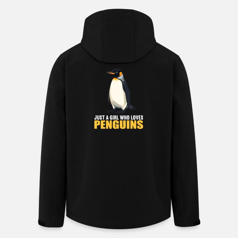 Penguins Penguin - Men’s Recycled Softshell Jacket by Stanley/Stella - black