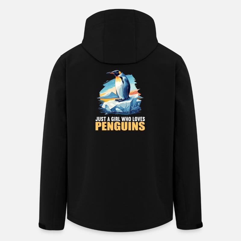Pinguine Pinguin - Recycelte Männer Softshell-Jacke von Stanley/Stella - Schwarz