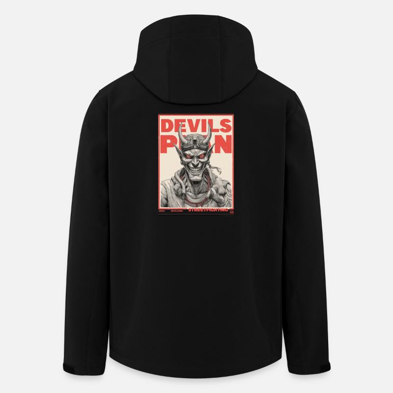 Devils Plan - Recycelte Männer Softshell-Jacke von Stanley/Stella - Schwarz