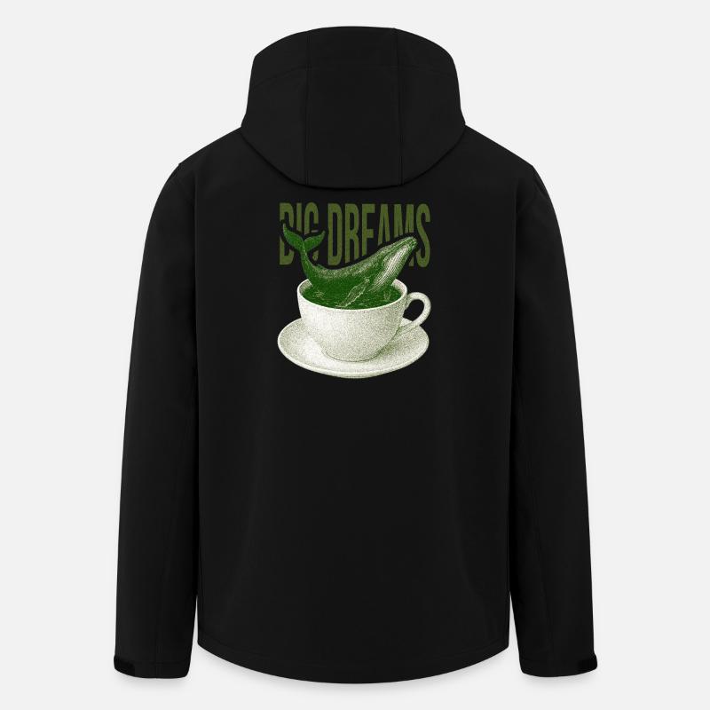 Dreams Tide Cup - Men’s Recycled Softshell Jacket by Stanley/Stella - black