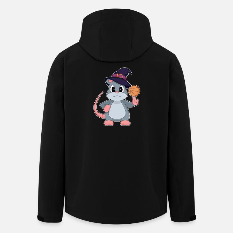 Maus Halloween Basketball - Recycelte Männer Softshell-Jacke von Stanley/Stella - Schwarz