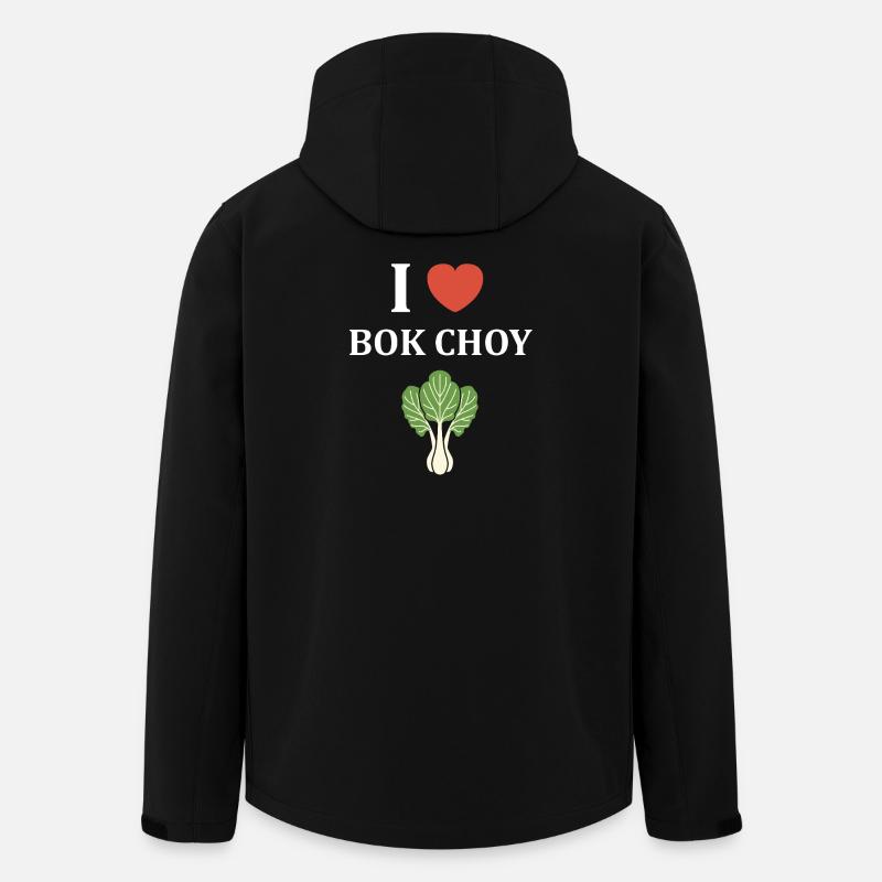J’adore Bok Choy graphique - Veste softshell homme en polyester recyclé Stanley/Stella - noir
