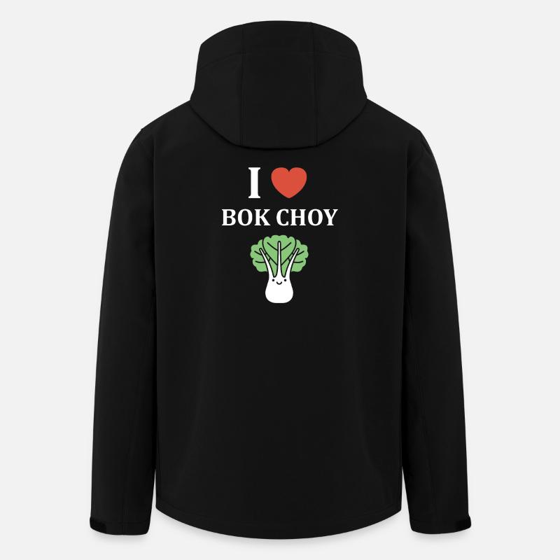 J’aime Bok Choy Grafique - Veste softshell homme en polyester recyclé Stanley/Stella - noir