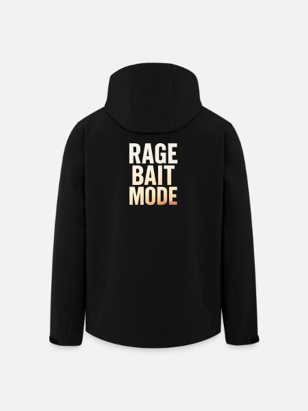 Rage Bait Mode, Funny Saying - Men’s Recycled Softshell Jacket by Stanley/Stella - black