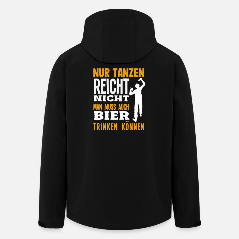 Danser - Veste softshell homme en polyester recyclé Stanley/Stella - noir