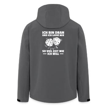 C’est mon tour Jeu de société Jeu de société - Veste softshell homme en polyester recyclé Stanley/Stella - noir - Dos - AI Model Male 185 light (185cm)
