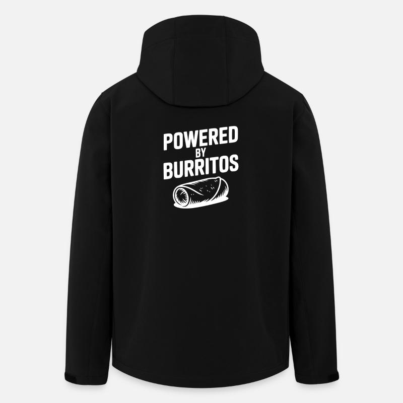 Propulsé par Burritos - Veste softshell homme en polyester recyclé Stanley/Stella - noir