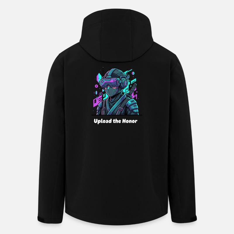 Cyber Ninja VR Warrior - Veste softshell homme en polyester recyclé Stanley/Stella - noir