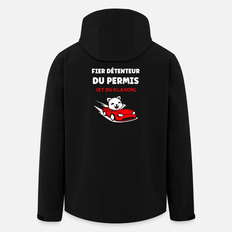 Körkort humor - Återvunnen softshell-jacka Herr Stanley/Stella Discoverer - svart