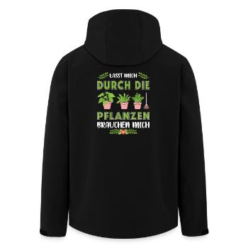 Jardinier Jardinage Jardinage Jardinage Jardinage - Veste softshell homme en polyester recyclé Stanley/Stella - noir - Dos - AI Model Male 185 light (185cm)