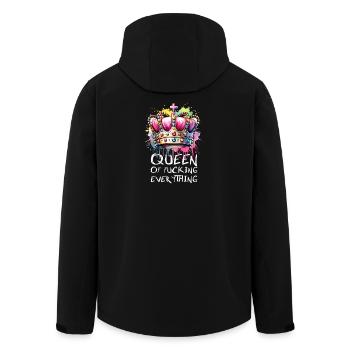 Reine de tout avec de l’attitude et du style - Veste softshell homme en polyester recyclé Stanley/Stella - noir - Dos - AI Model Male 185 light (185cm)