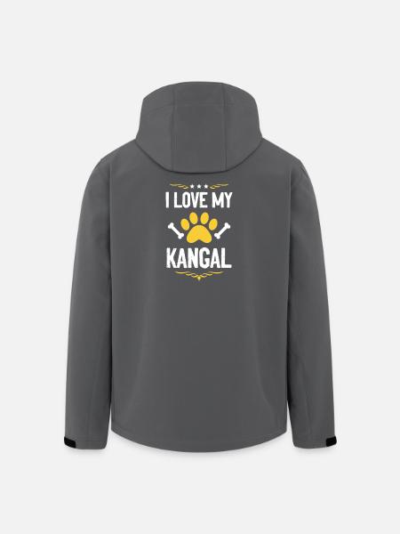 J’adore mon Kangal - Veste softshell homme en polyester recyclé Stanley/Stella - noir
