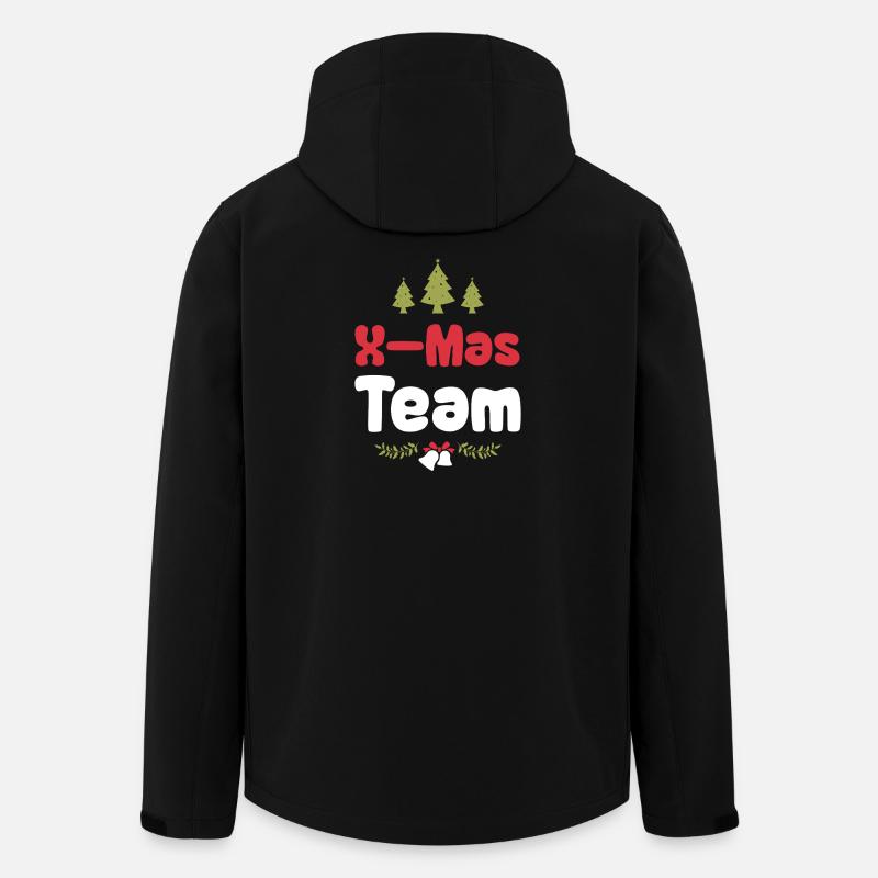 L’équipe X-Mas - Veste softshell homme en polyester recyclé Stanley/Stella - noir