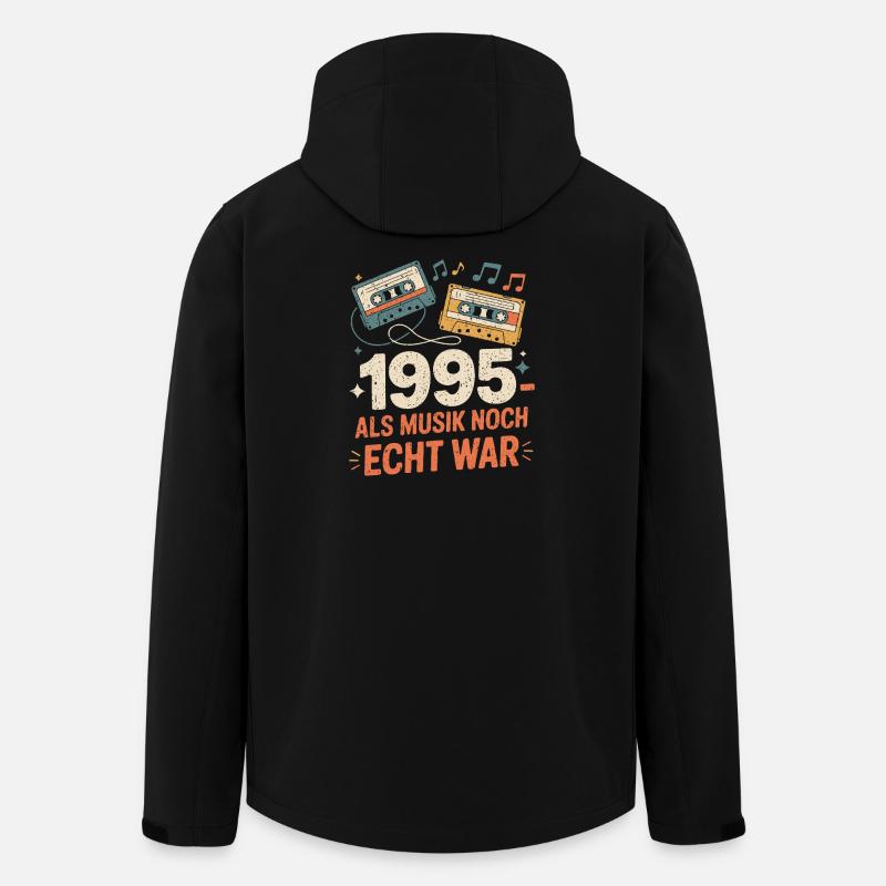 1995 Nostalgie Cassette - Veste softshell homme en polyester recyclé Stanley/Stella - noir