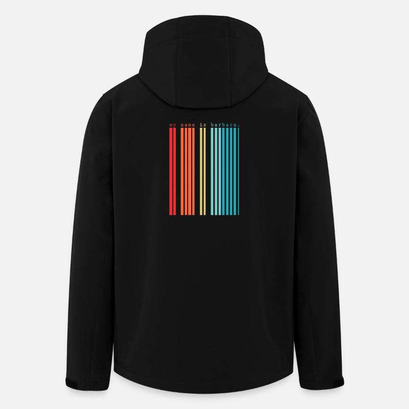 Mein Name ist Barbara - Recycelte Männer Softshell-Jacke von Stanley/Stella - Schwarz