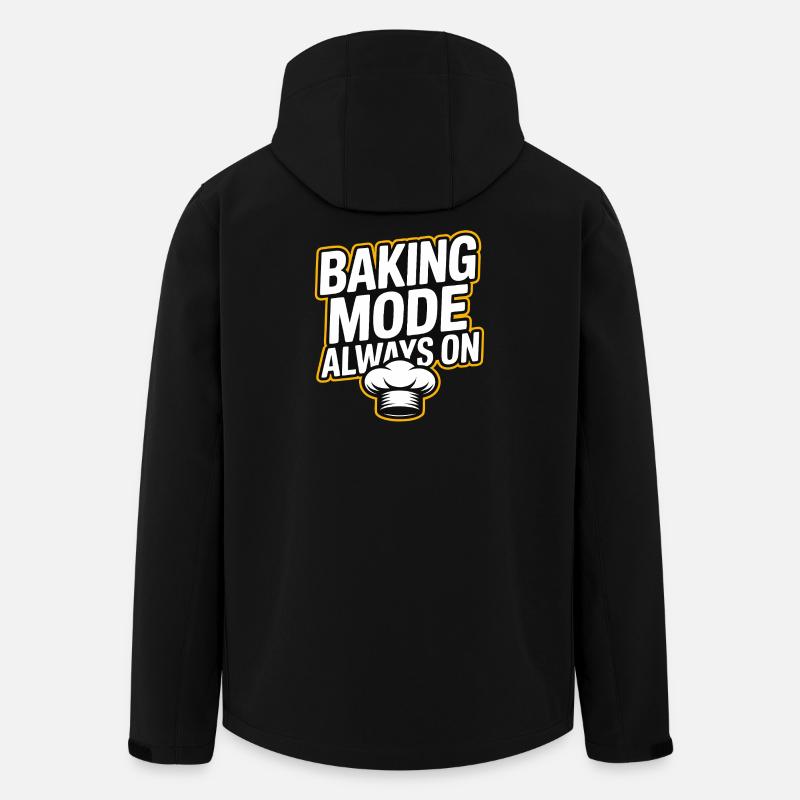 Baking mode always on - Men’s Recycled Softshell Jacket by Stanley/Stella - black