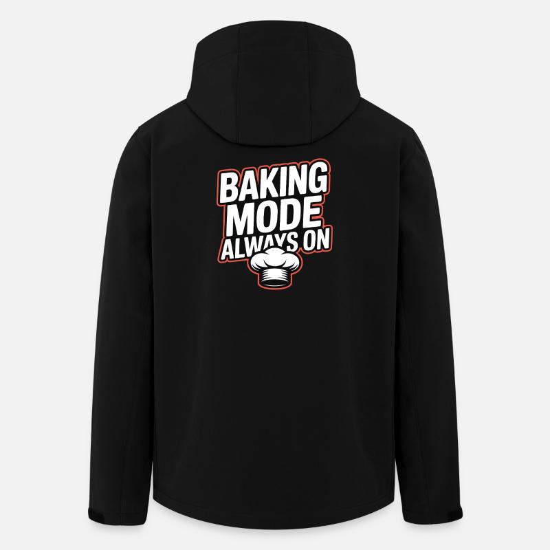 Baking Mode Always On - Men’s Recycled Softshell Jacket by Stanley/Stella - black
