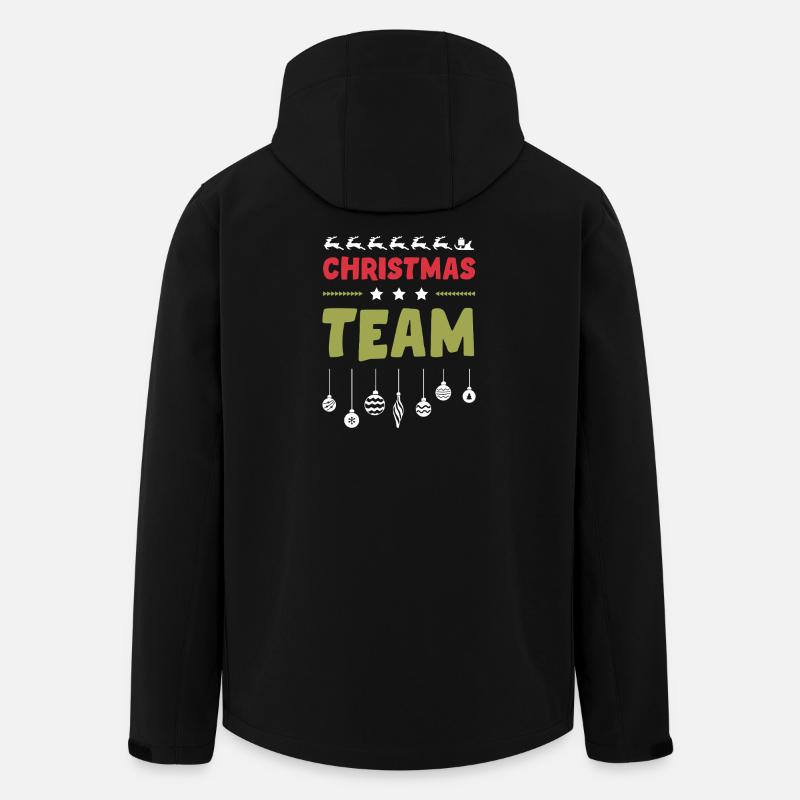 Weihnachten Team Christmas - Men’s Recycled Softshell Jacket by Stanley/Stella - black