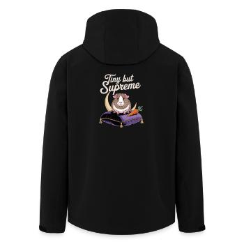 Minuscule mais cochon d’Inde - Veste softshell homme en polyester recyclé Stanley/Stella - noir - Dos - AI Model Male 185 light (185cm)