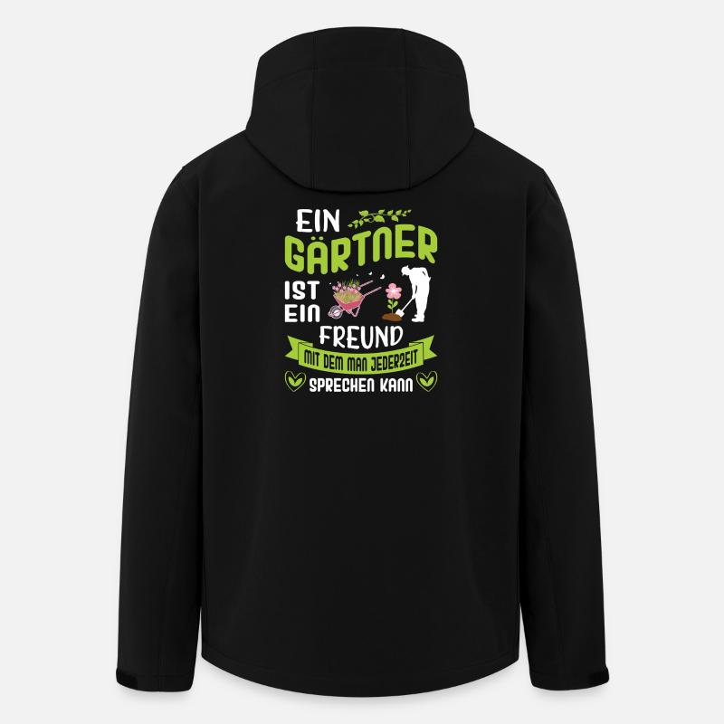 Garten Gärtner Gärtnern Gartenarbeit Gartenarbeit - Recycelte Männer Softshell-Jacke von Stanley/Stella - Schwarz