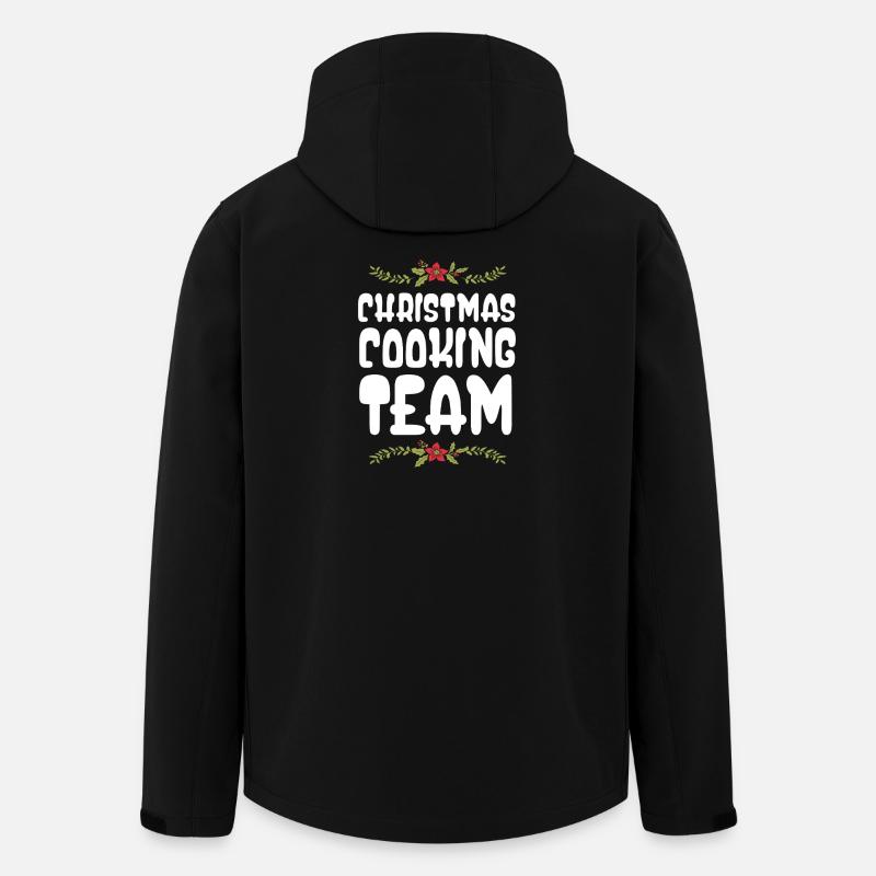 Équipe de pâtisserie de Noël - Veste softshell homme en polyester recyclé Stanley/Stella - noir