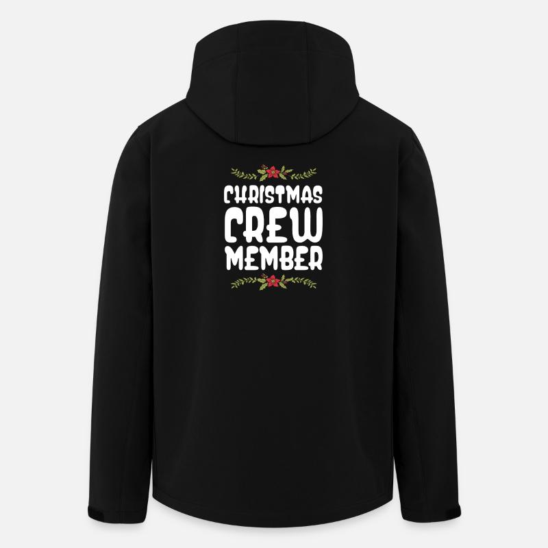 Weihnachten Crew Christmas - Recycelte Männer Softshell-Jacke von Stanley/Stella - Schwarz