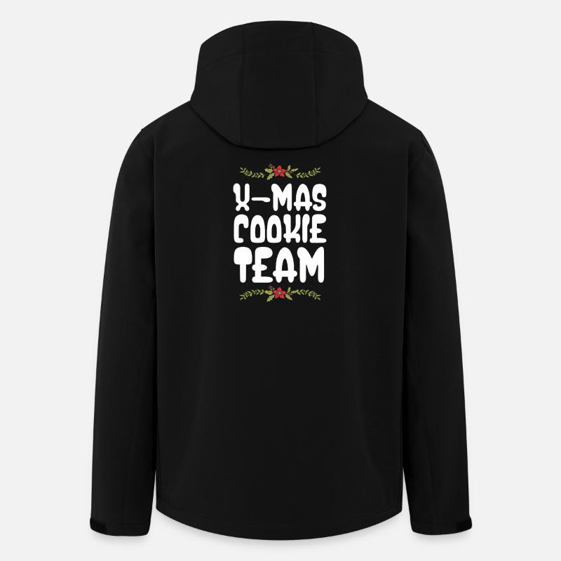 L’équipe des biscuits de Noël - Veste softshell homme en polyester recyclé Stanley/Stella - noir