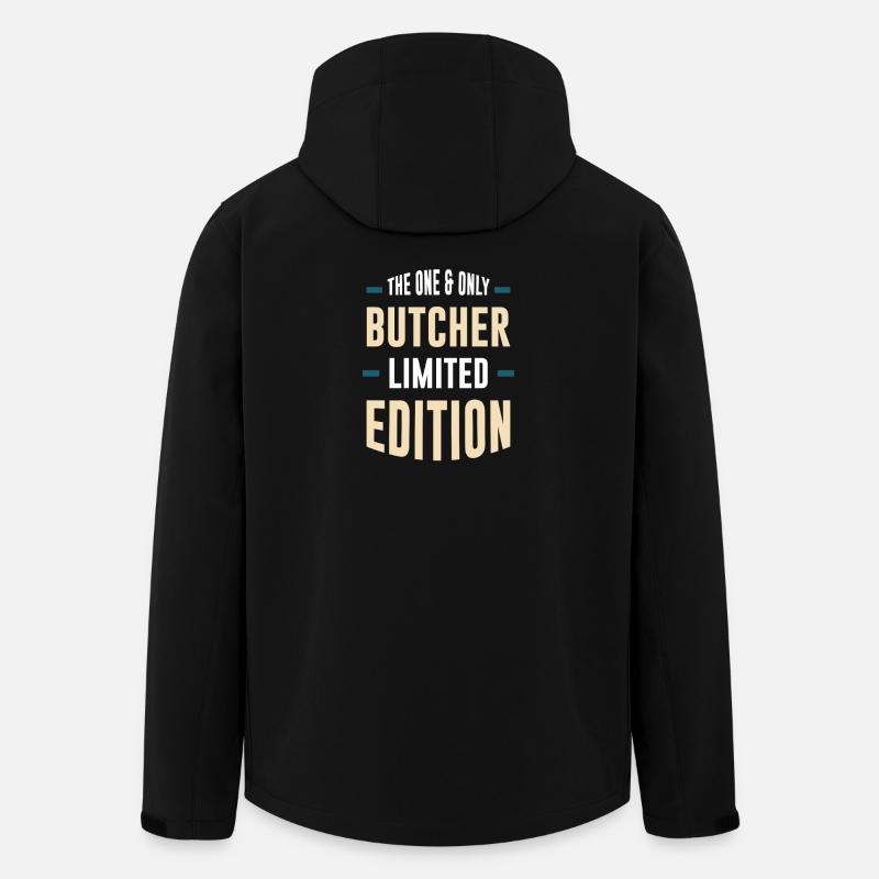 The Only Butcher Limited Edition - Men’s Recycled Softshell Jacket by Stanley/Stella - black