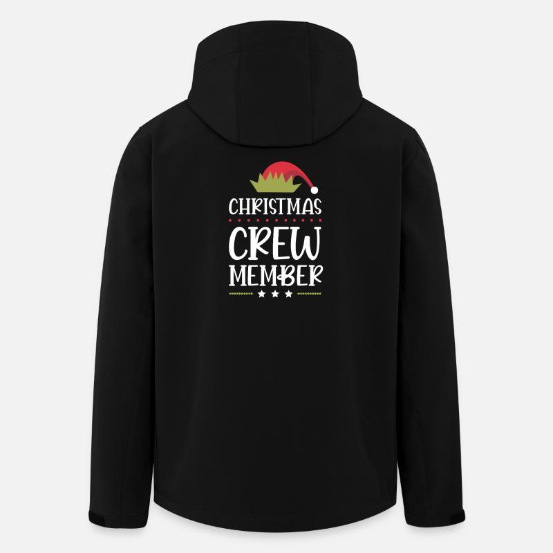 Weihnachten Crew Christmas - Recycelte Männer Softshell-Jacke von Stanley/Stella - Schwarz