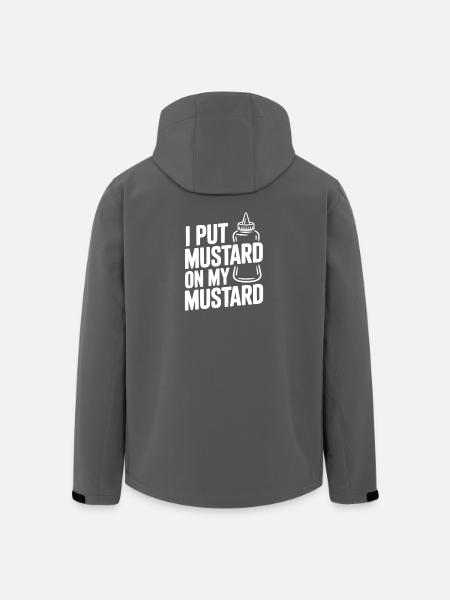 I Put Mustard on My Mustard - Men’s Recycled Softshell Jacket by Stanley/Stella - black