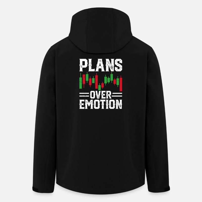 Graphique boursier Trading Crypto Marché boursier - Veste softshell homme en polyester recyclé Stanley/Stella - noir