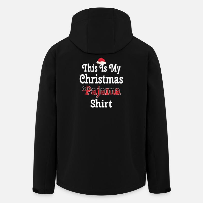 This Is My Christmas Pajama Shirt - Men’s Recycled Softshell Jacket by Stanley/Stella - black