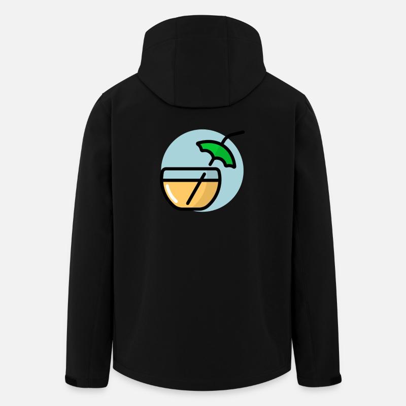 Summer cocktail with parasol - Men’s Recycled Softshell Jacket by Stanley/Stella - black
