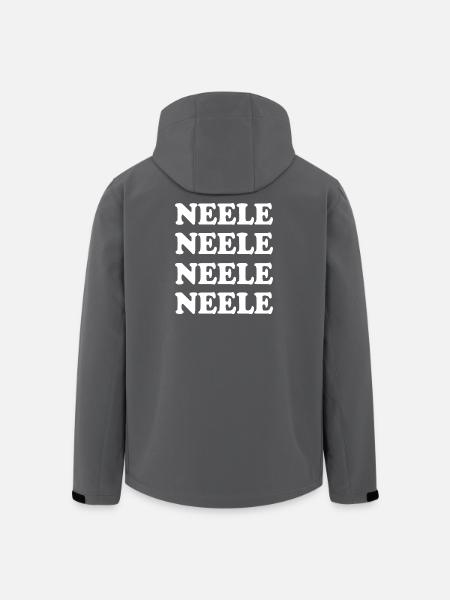 Name Neele - Recycelte Männer Softshell-Jacke von Stanley/Stella - Schwarz