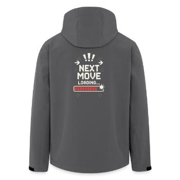 Anime Dance Streetwear Manga Hip Hop Otaku Crew - Recycelte Männer Softshell-Jacke von Stanley/Stella - Anthrazit - Hinten - AI Model Male 185 light (185cm)