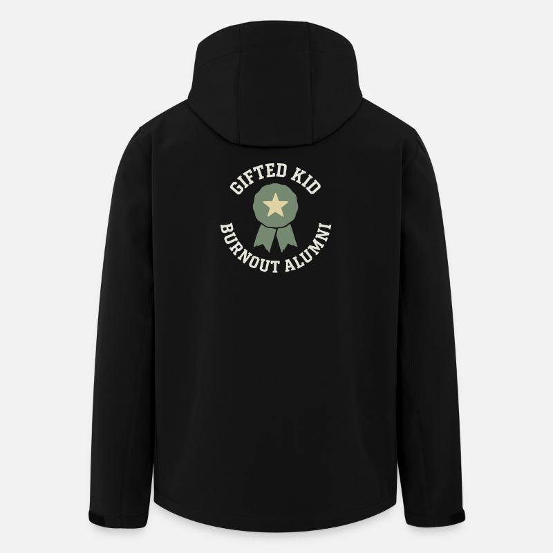 Hochbegabter Burnout-absolvent Mit Akademischem - Recycelte Männer Softshell-Jacke von Stanley/Stella - Schwarz