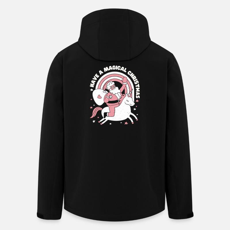 Have a Magical Christmas - Men’s Recycled Softshell Jacket by Stanley/Stella - black