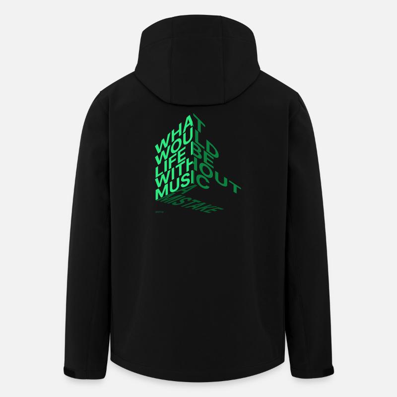 What would life be? - Recycelte Männer Softshell-Jacke von Stanley/Stella - Schwarz