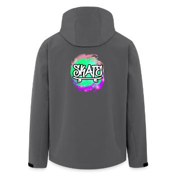 Skateboard Skate - Veste softshell homme en polyester recyclé Stanley/Stella - noir - Dos - AI Model Male 185 light (185cm)